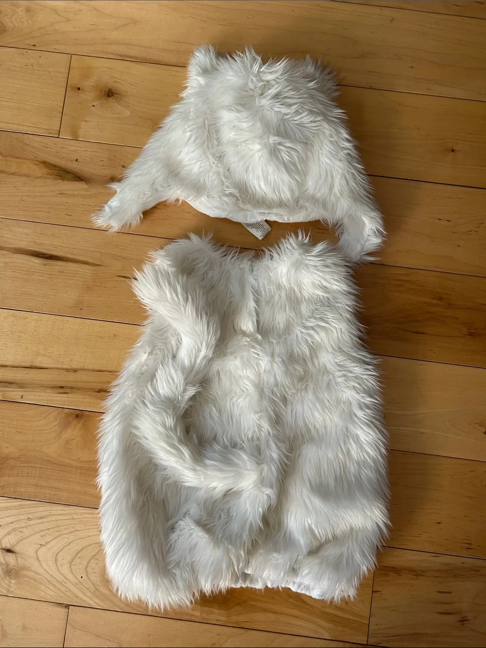 Pottery Barn Kids White Cat Costume 12-24 mos - Picture 6 of 8